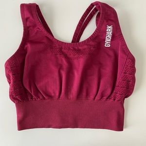 Gymshark studio seamless bra top size small